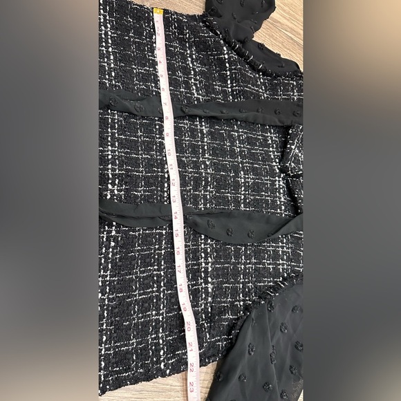 Shein Curve Bouclé Pinny Style Dress - Black, Size 2XL 🖤🖤 - Picture 8 of 12